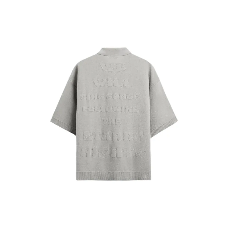 ZARA Polo Shirt Men's Pearl Gray-1
