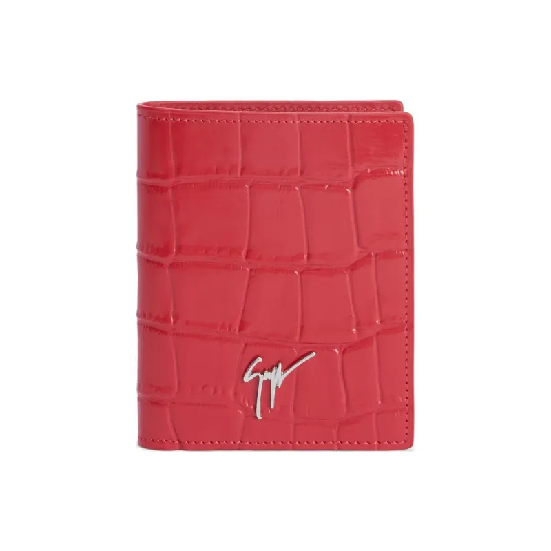 Giuseppe Zanotti/GZ Leather Wallet Men's Fire Red-0
