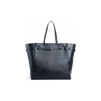 GIVENCHY Voyou Calfskin Tote Bag Shopping Bag Shoulder Bag Handbag Large Size Women's Black