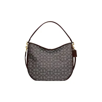 COACH Leather Shoulder Bag, Crossbody Bag Women's Brown