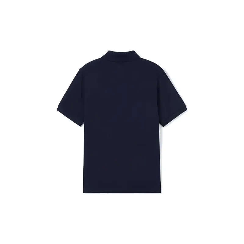 LACOSTE SS24 Polo Shirt Men's Navy Blue-1