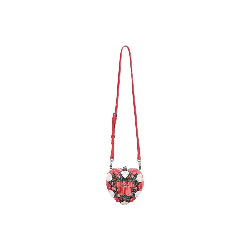 Vendula Vegan Leather Shoulder Bag, Crossbody Bag, Handbag Women's Pink-3