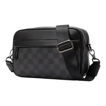 CARTELO Polyester With PVC Crossbody Bag Shoulder Bag Unisex Pattern Black