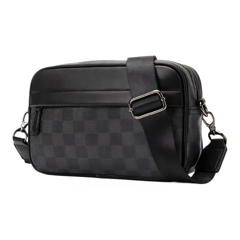 CARTELO Polyester With PVC Crossbody Bag Shoulder Bag Unisex Pattern Black-0