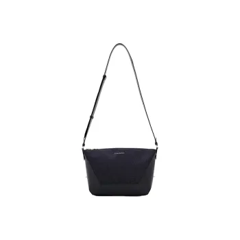 Alexander McQueen Cotton Crossbody Bag, Shoulder Bag Men's Black