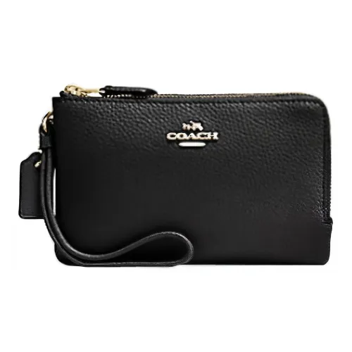 COACH Corner Zip Clutch