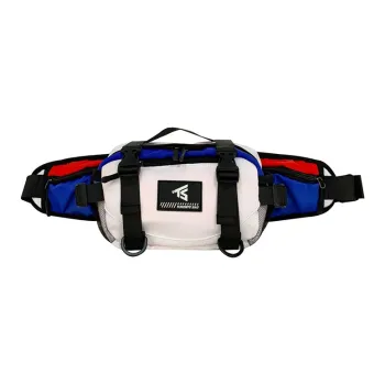 Alcohol Dragon Oxford Fanny Pack Shoulder Bag Crossbody Bag Regular Unisex White &/Black &/Black