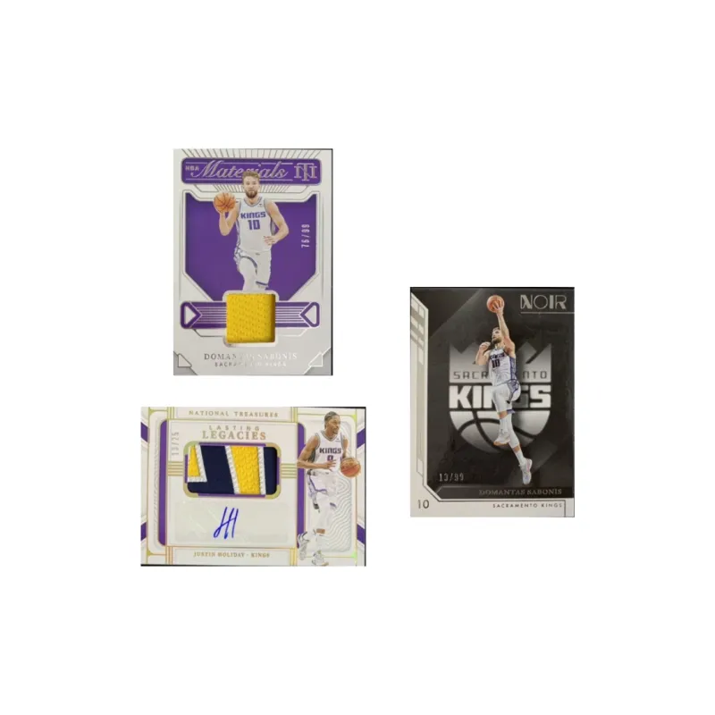 PANINI Holliday Sabonis Player Card Product Access Sports Cards 3 Pcs-0