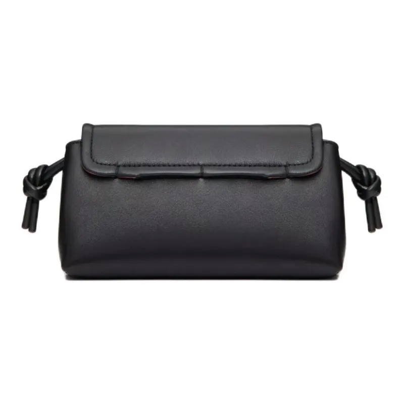 Valentino VLogo Plaque Foldover Top Shoulder Bag-3