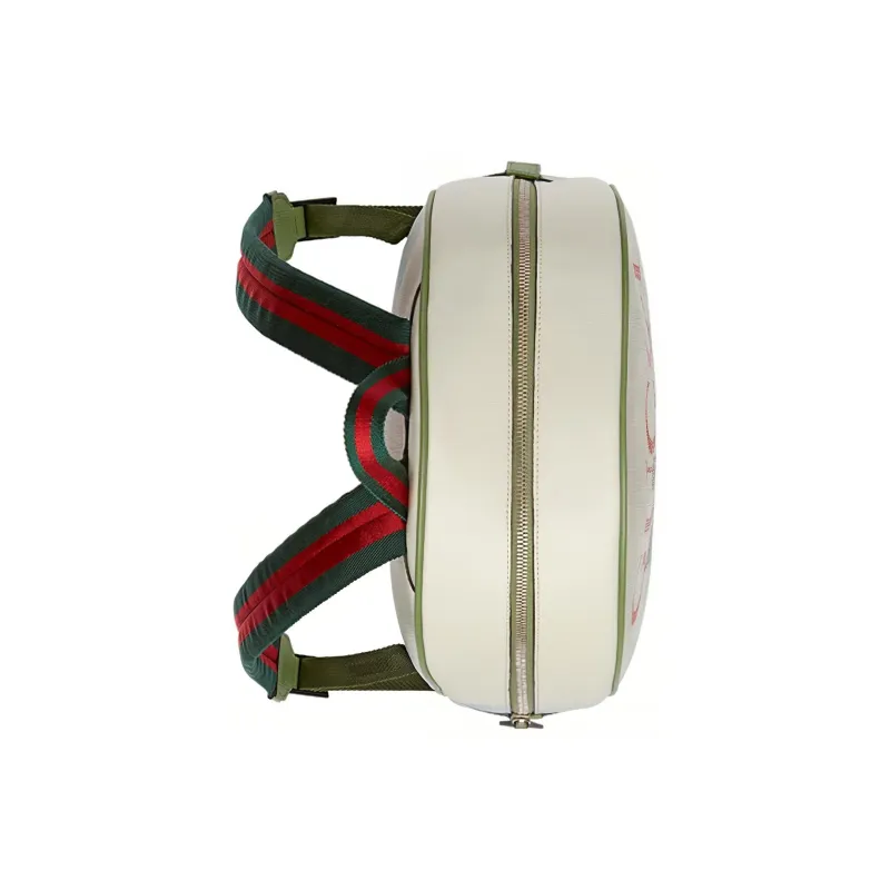 GUCCI Canvas Kids' Backpack Kids' White & Green-5