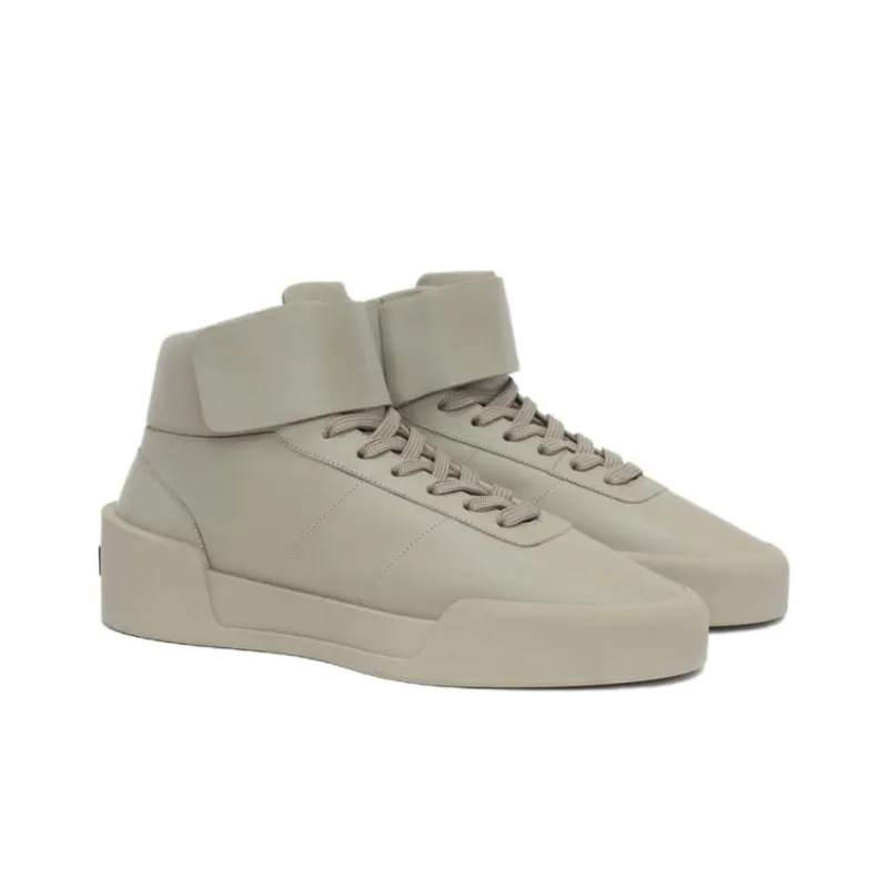Fear Of God High Top Skateboard Shoes Unisex Taupe-2