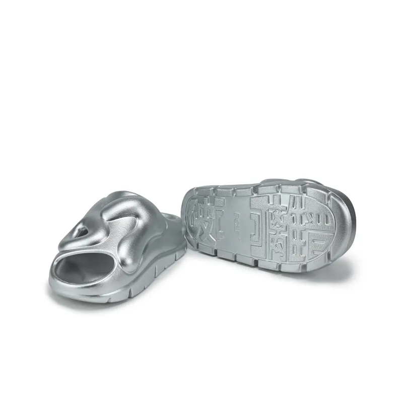 PCLP 2023 Spring Summer Broken Mirror Slide Slippers Unisex White/Blue/Silver/Pink-23