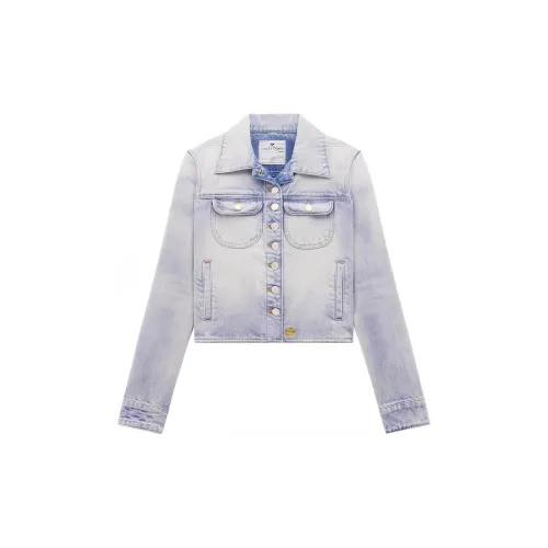 COURREGES Denim Jackets Women's Light Blue/Light Blue