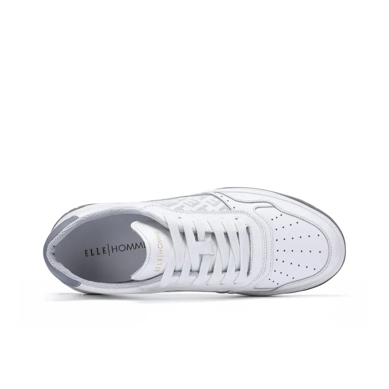 ELLE HOMME Stylish Skateboarding Shoes Men's White-2