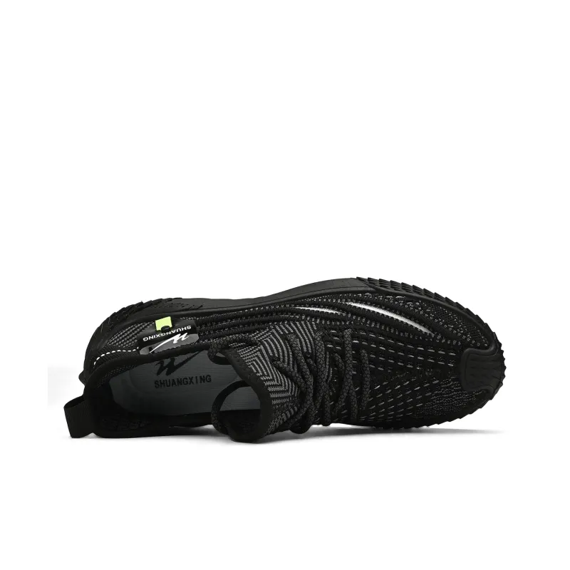 Binary Low Top Running Shoes Men's Black-3