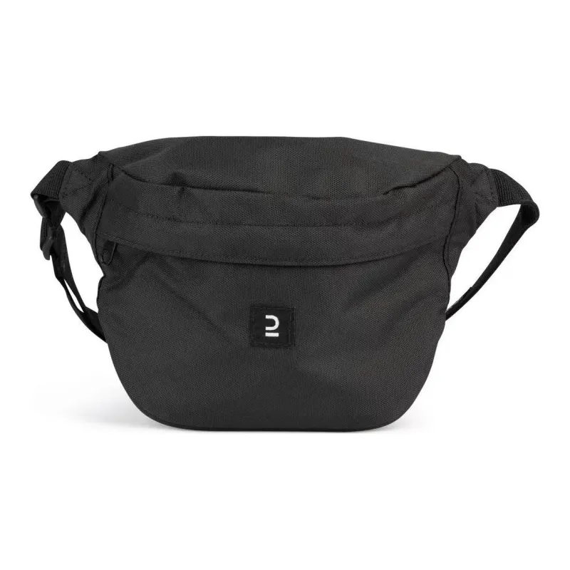 DECATHLON Polyester Sling Bag Regular Unisex Black-0