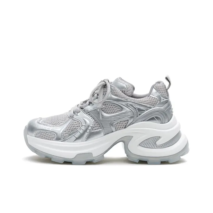MASOOMAKE Breathable Height Increasing Chunky Sneakers Women's-8