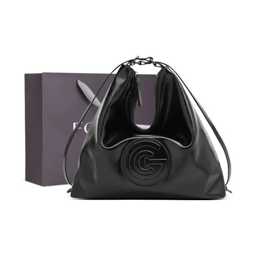 FOXER Synthetic Leather Tote Bag Shopping Bag Handbag Shoulder Bag Women's Black White
