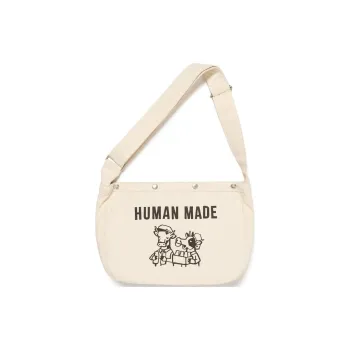 HUMAN MADE Cotton Handbag Shoulder Bag Regular Men's White