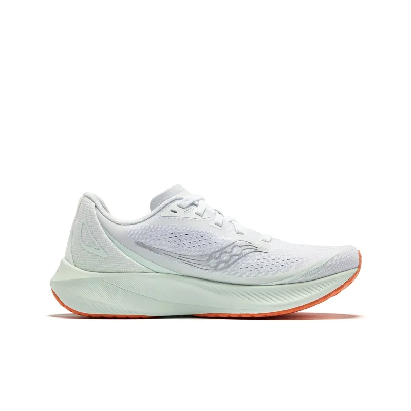 Saucony Cushioning Lightweight Training Running Shoes Women's White Blue Silver-1