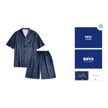 Peninsula City Pajama Set Men's Navy Blue Gift Box Set
