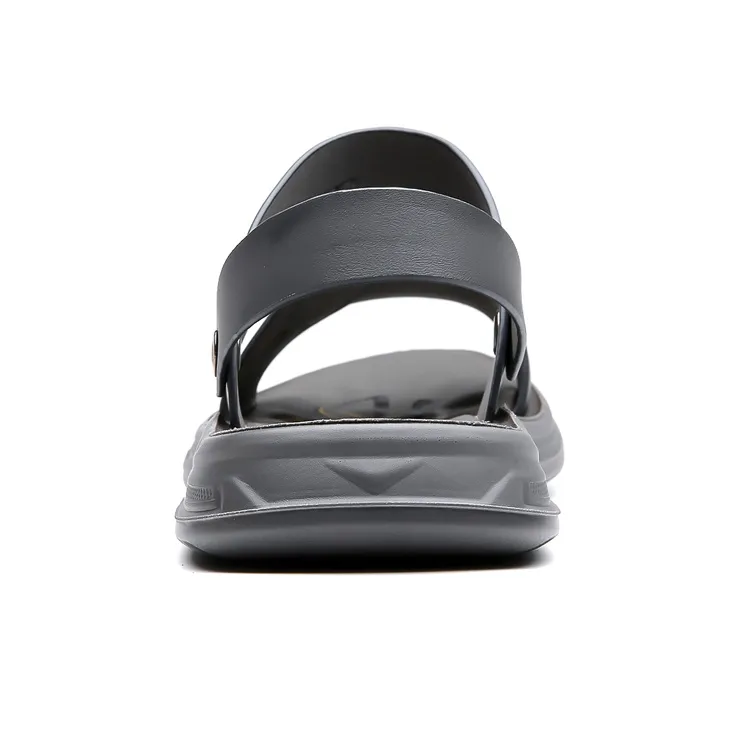 PAMATE Beach Sandals Men Gray, Black-2