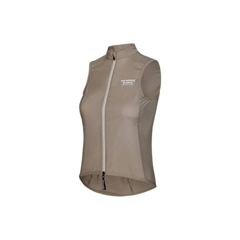 PAS NORMAL STUDIOS Mechanism Stow Away Gilet Beige Cycling Clothing Women's Brown-2