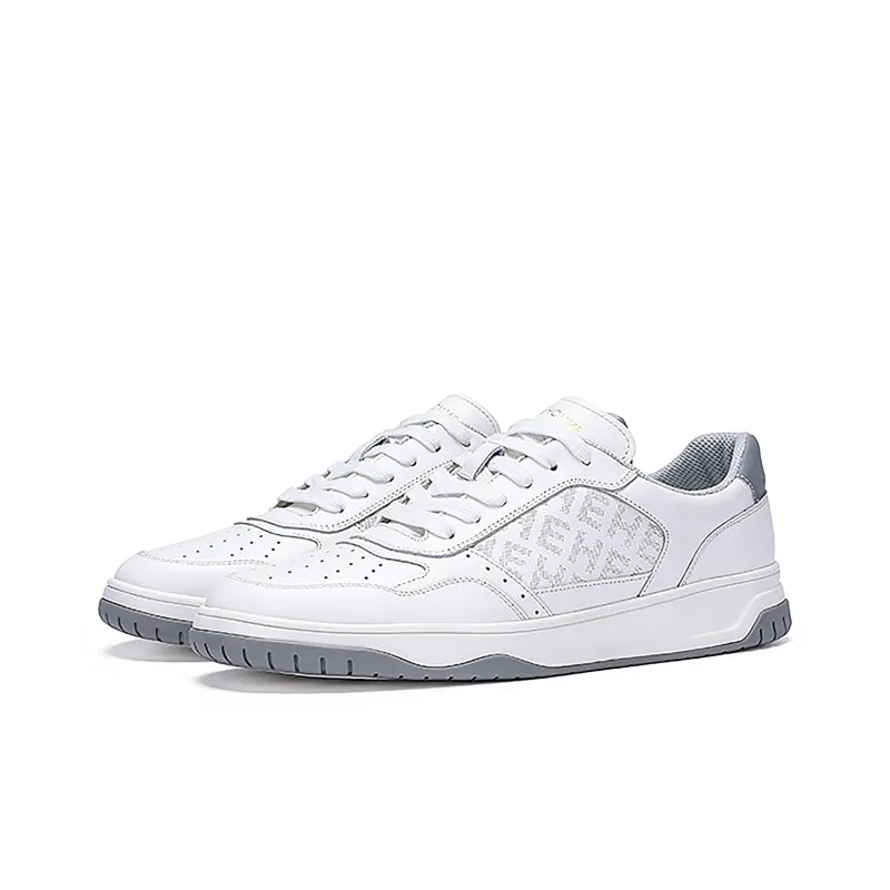 ELLE HOMME Stylish Skateboarding Shoes Men's White-1