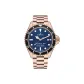 Gold Case Blue Dial