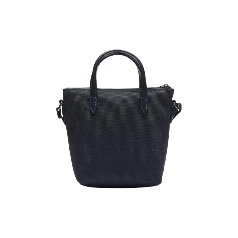 LACOSTE PVC Handbag, Crossbody Bag, Shoulder Bag Mini Women's Blue-2