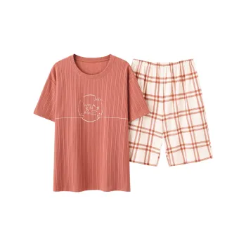 MADALLO Pajama Set Men's Light Red