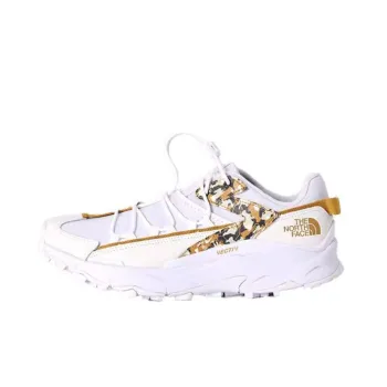 THE NORTH FACE Vectiv Cushioning, Slip Resistant, Abrasion Resistant, Lightweight Low Top Hiking Shoes Men's White Gold