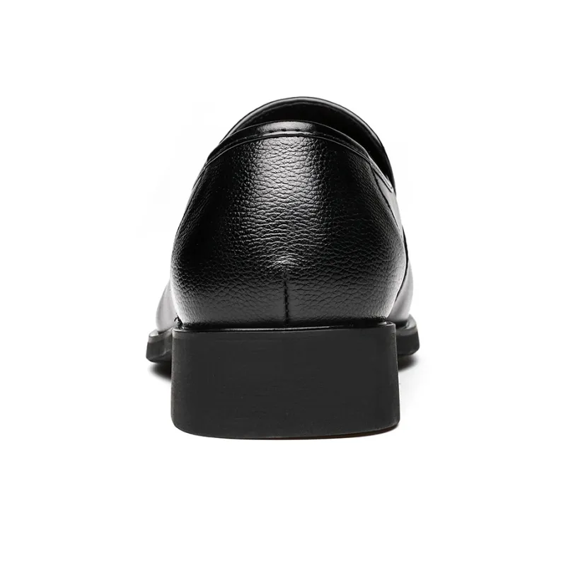 CHINT Dress Shoes Men Low Top Black-3