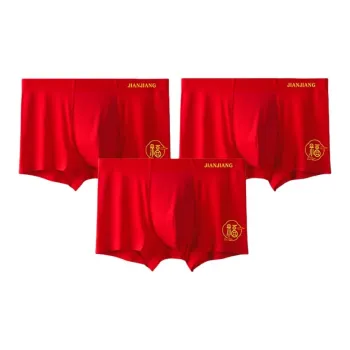Master Underpants Men's 3 Pack Red