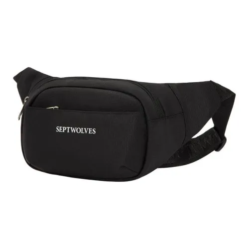 SEPTWOLVES Oxford Crossbody Bag Small Size Men's Black/Blue/Red