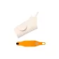 Beige Orange-Lightweight and Breathable/Adjustable Compression/Interior Tactile Massage Points
