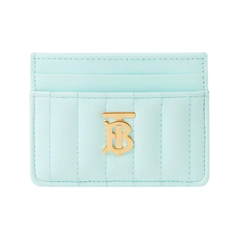 Burberry Lola Bag Sheepskin Card Holder Women's Cold Mint-0