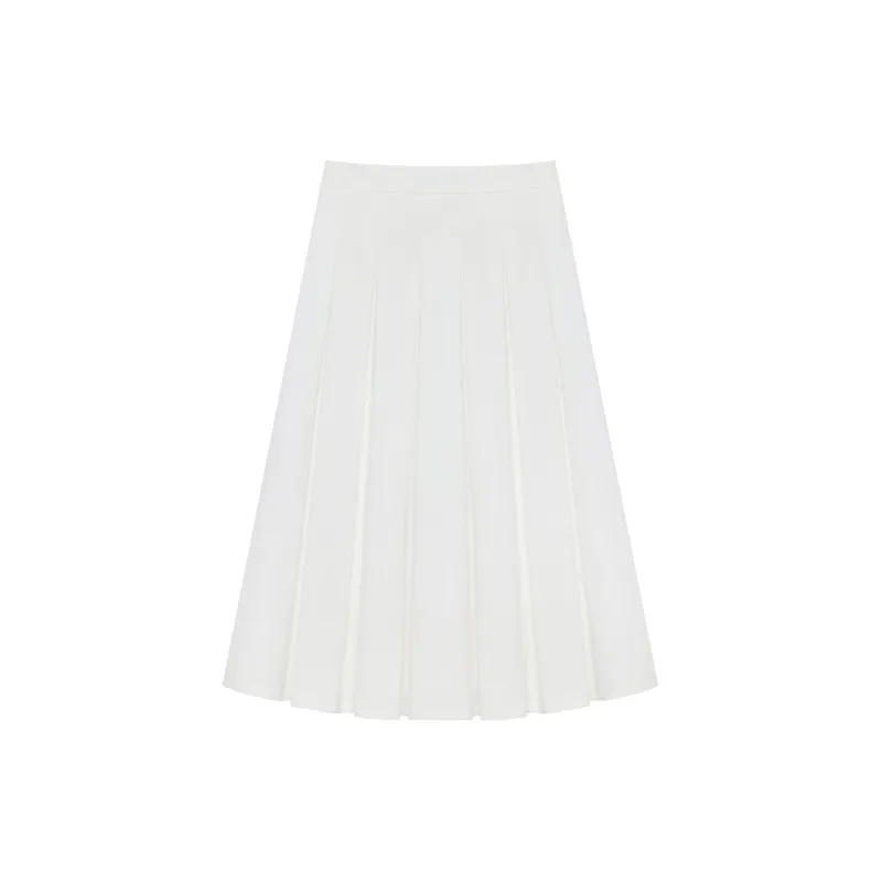 Teenie Weenie Casual Short Skirts Women's Ivory White-1