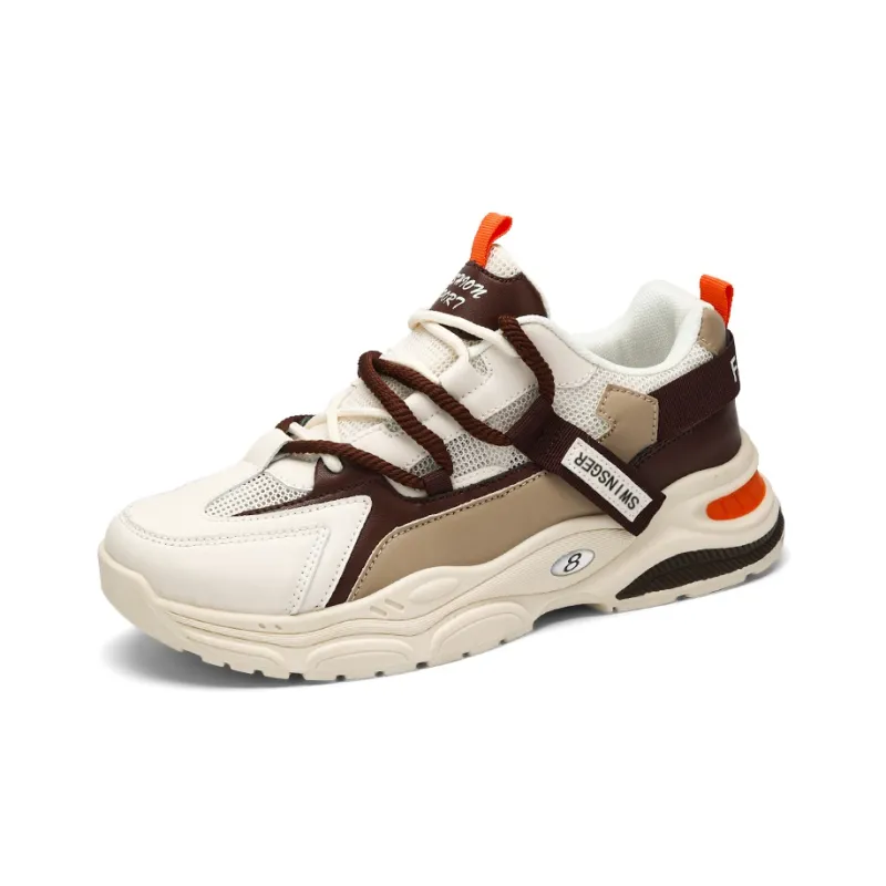 Swinsger Cushioning, Slip Resistant, And Abrasion Resistant Low Top Chunky Sneakers Men's-1