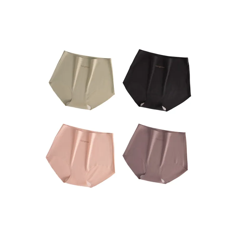Flowers In Water Underpants Women's 4 Pack-10