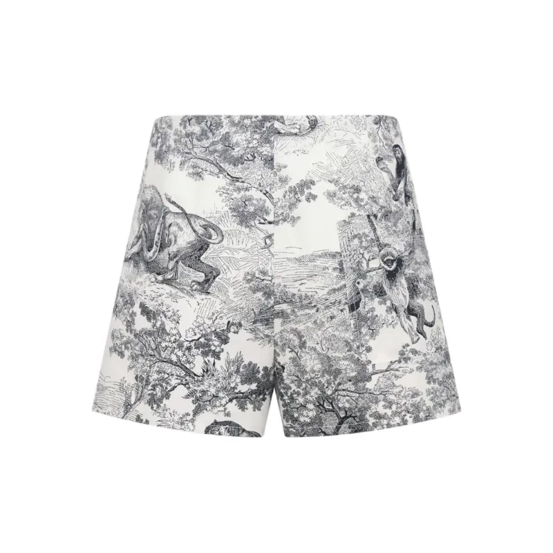 DIOR DIORIVIERA Casual Shorts Women's White-1