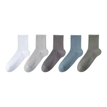 XXLLG Mid-Calf Socks Men's 5 Pack