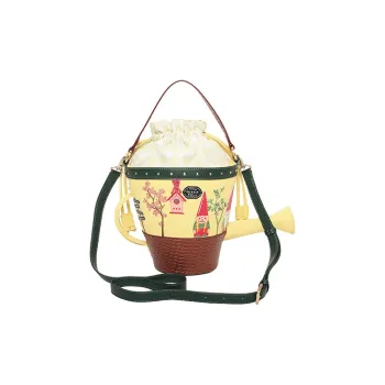 Vendula PU Shoulder Bag, Crossbody Bag, Handbag Medium Size Women's Yellow