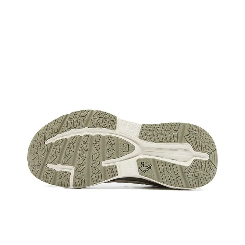 QIAODAN Flying Cloud Running Shoes Men Low Top Raw Denim/Wild Beige-4