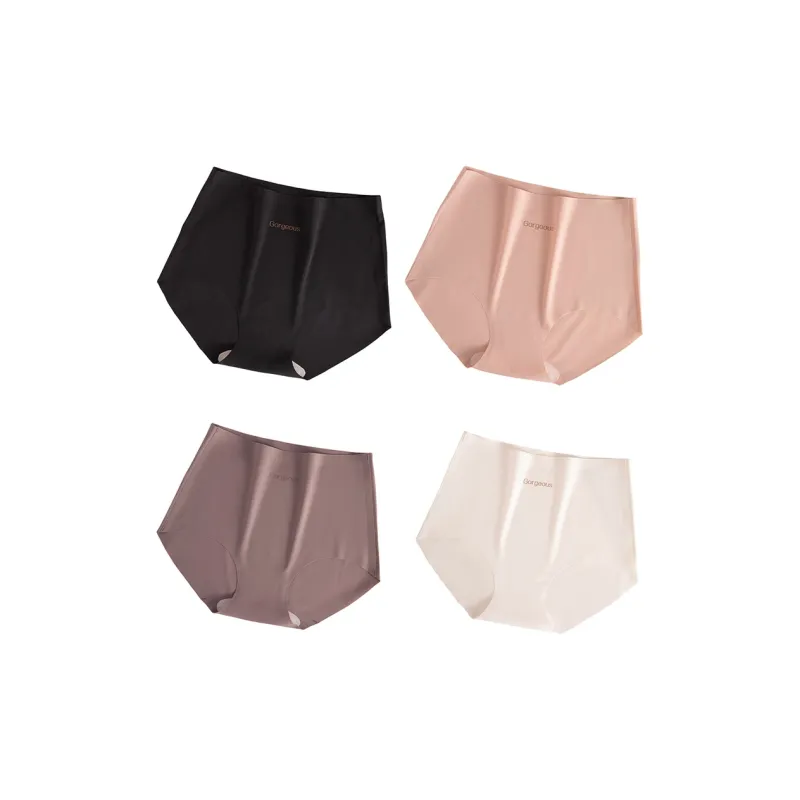 Flowers In Water Underpants Women's 4 Pack-12