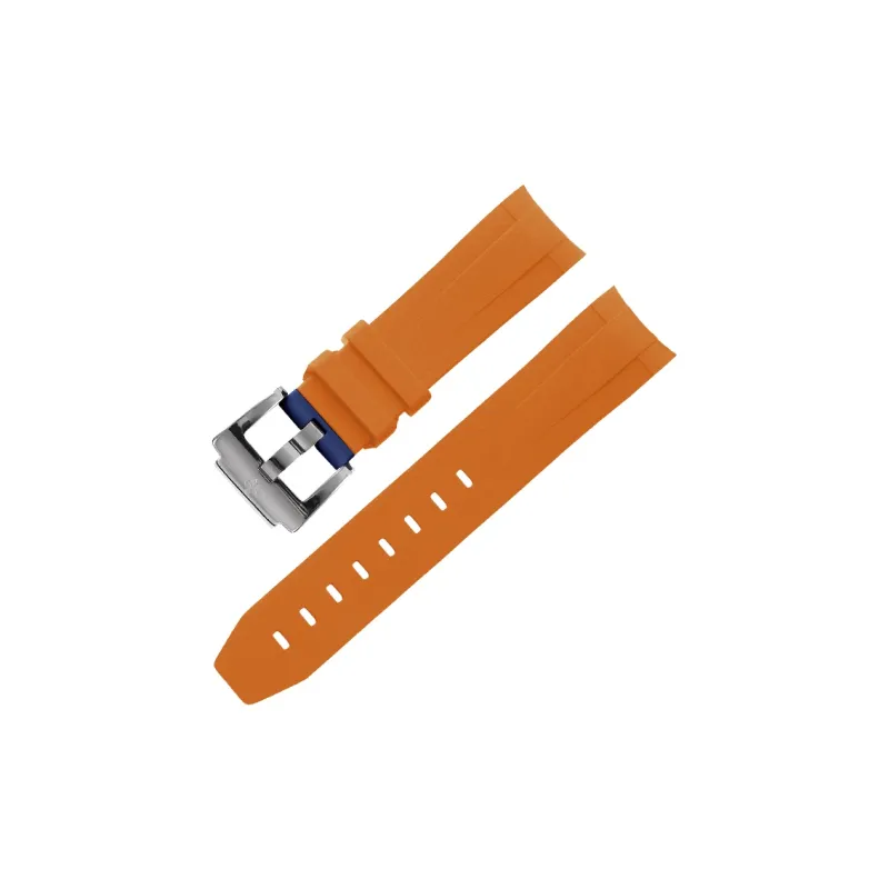 VAGENARI Rubber Strap Compatibility For Omega Ocean Universe 600m 9900 Movement 45.5 Watch Band Unisex-4