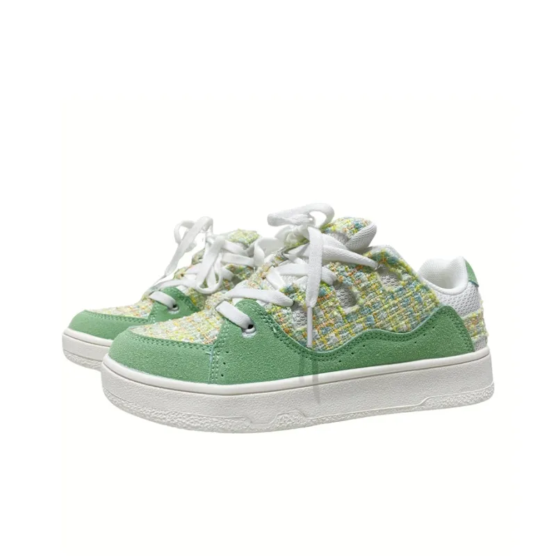 MQGAll Chanel-Inspired Anti-Slip And Wear-Resistant Breathable Low-Top Skateboard Shoes Unisex-1