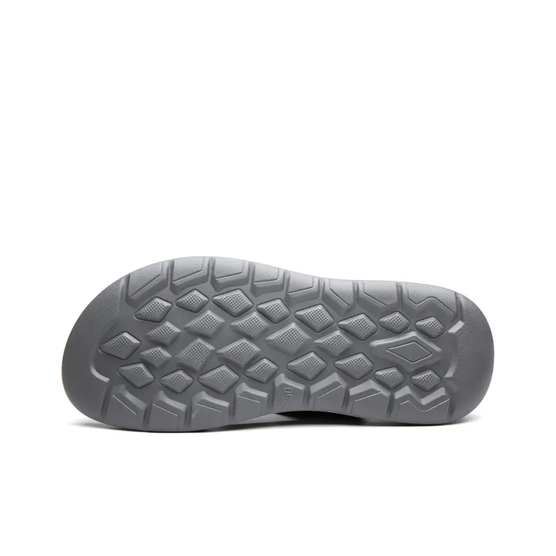 PAMATE Beach Sandals Men Gray, Black-3