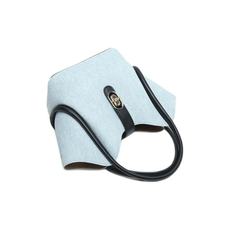 Carit&Koty Fabric Bucket Bags Shoulder Bags Handbags Regular Women's Blue-2