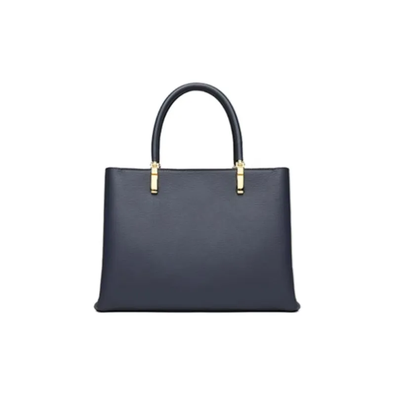 GOLDLION Cow Leather Bonded Synthetic Leather Portable Crossbody Bag Shoulder Bag Women's Blue/Black/Apricot-14
